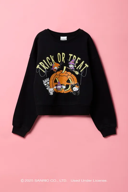 Chandail en molleton à imprimé d'Halloween Hello Kitty® and Friends pour filles sold by Urban Planet