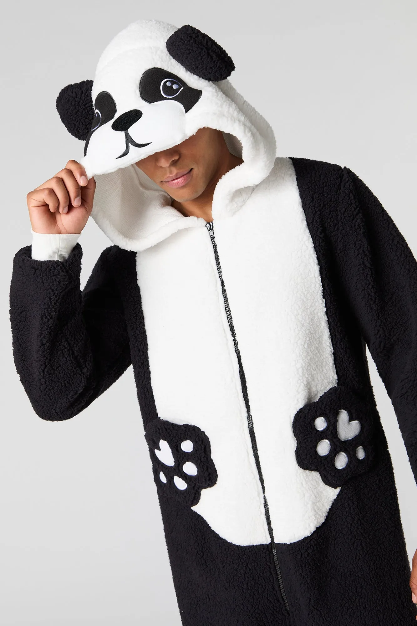 3D Panda Plush Onesie sold by Urban Planet
