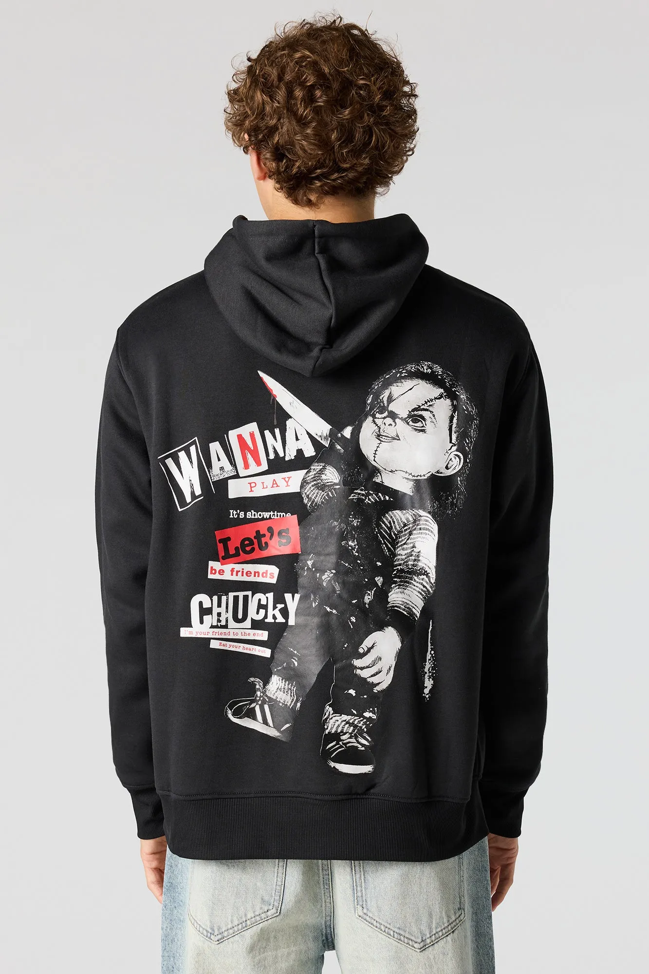 Chucky Graphic Fleece Hoodie sold by Urban Planet