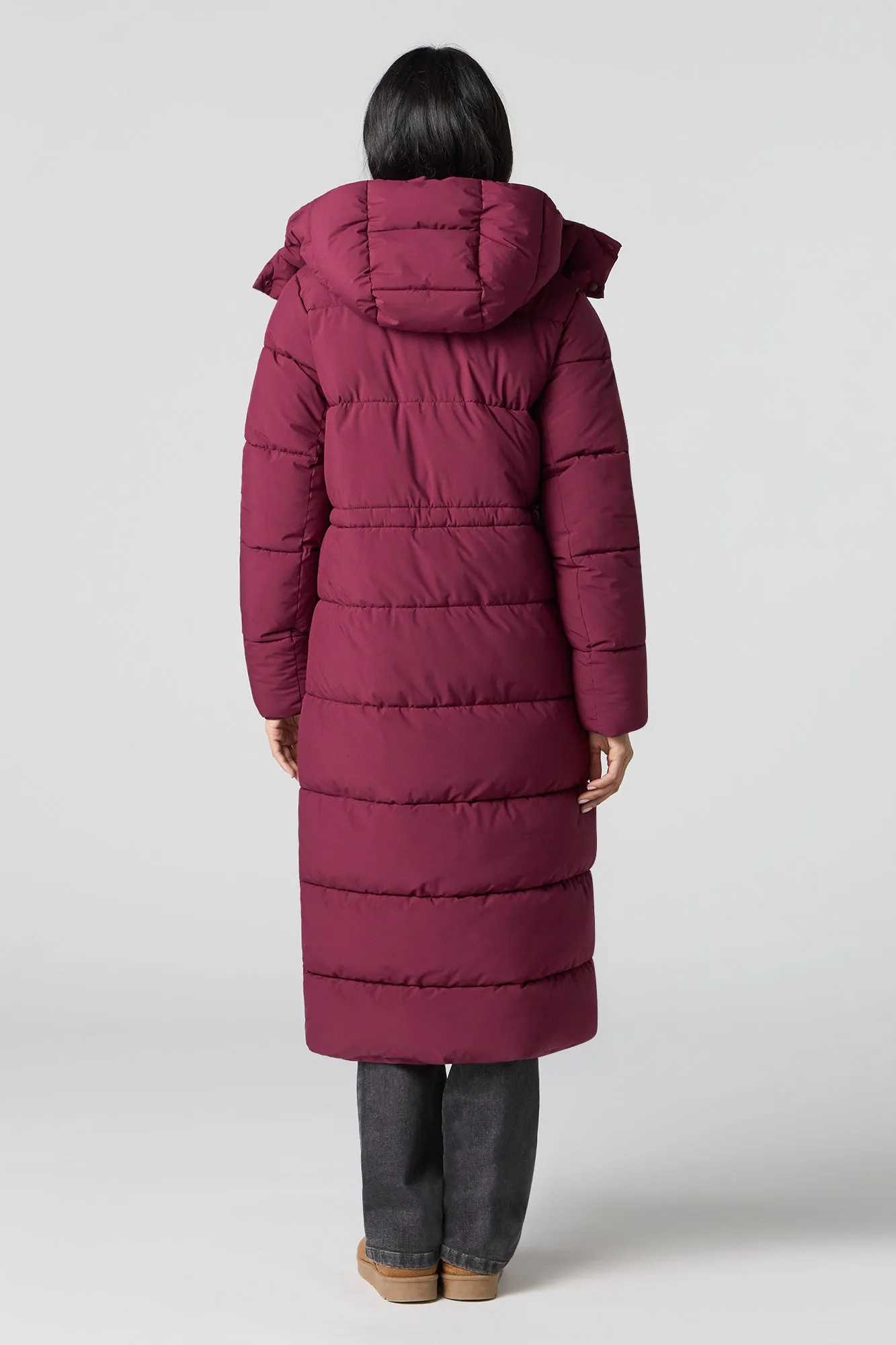 Longline Puffer Jacket sold by Urban Planet product image thumbnail 3