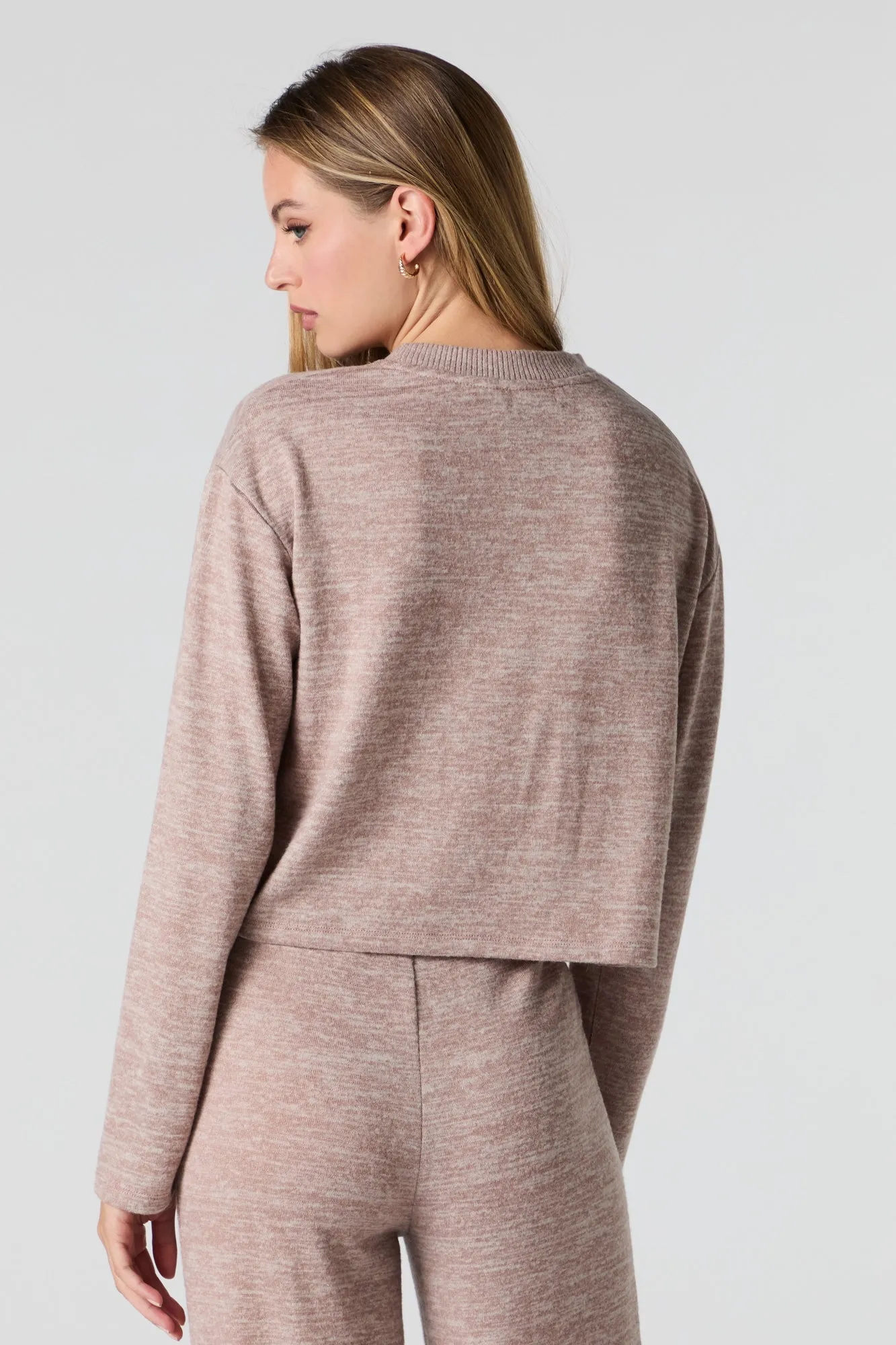 Knit Cropped Sweater sold by Urban Planet product image thumbnail 2