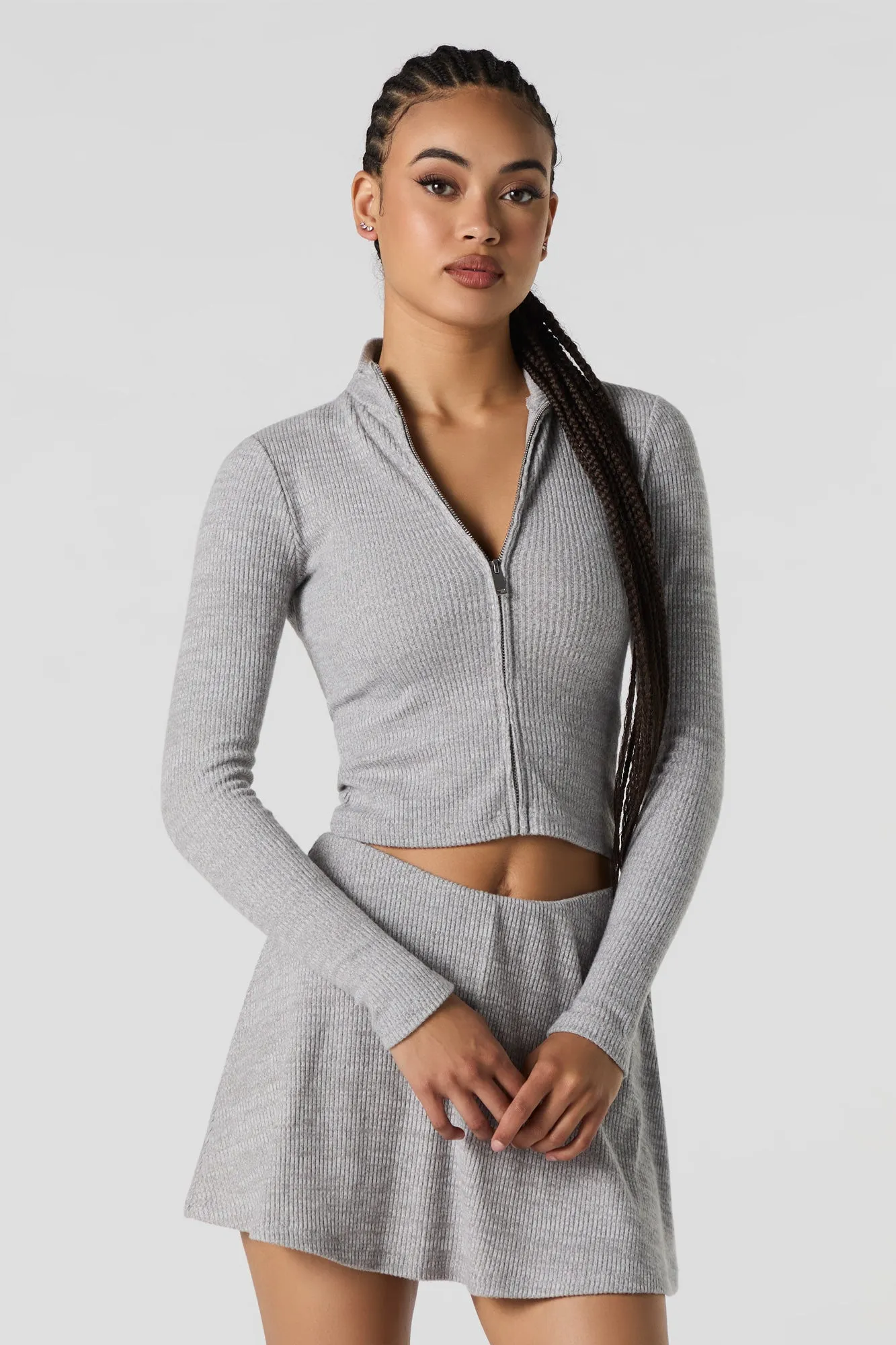 Jupe-short en tricot côtelé fluide sold by Urban Planet product image thumbnail 5