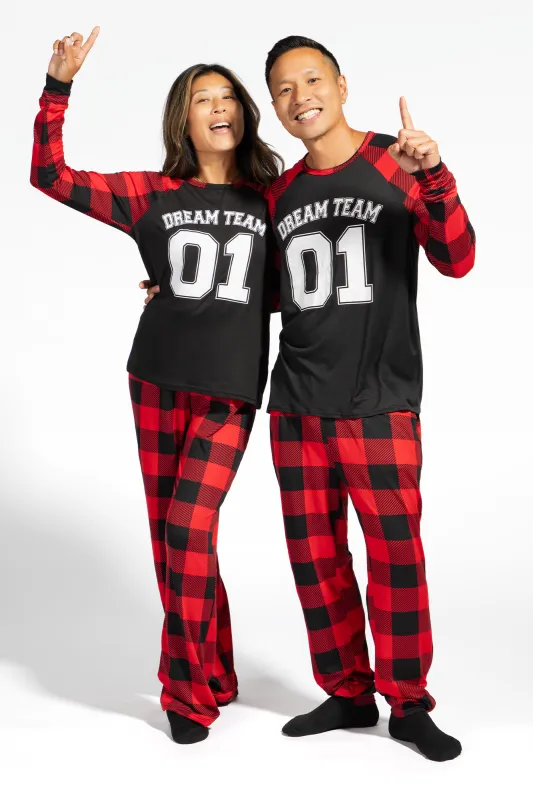 Womens Fammy Jammies Dream Team Pajama Set sold by Urban Planet
