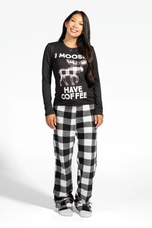 Womens Fammy Jammies Moosing Around Pajama Set sold by Urban Planet