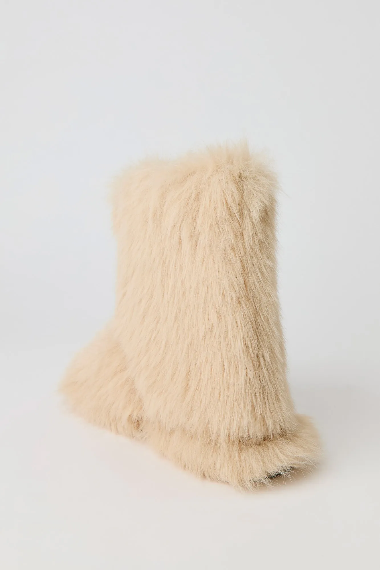 Shaggy Faux Fur Booties sold by Urban Planet product image thumbnail 4