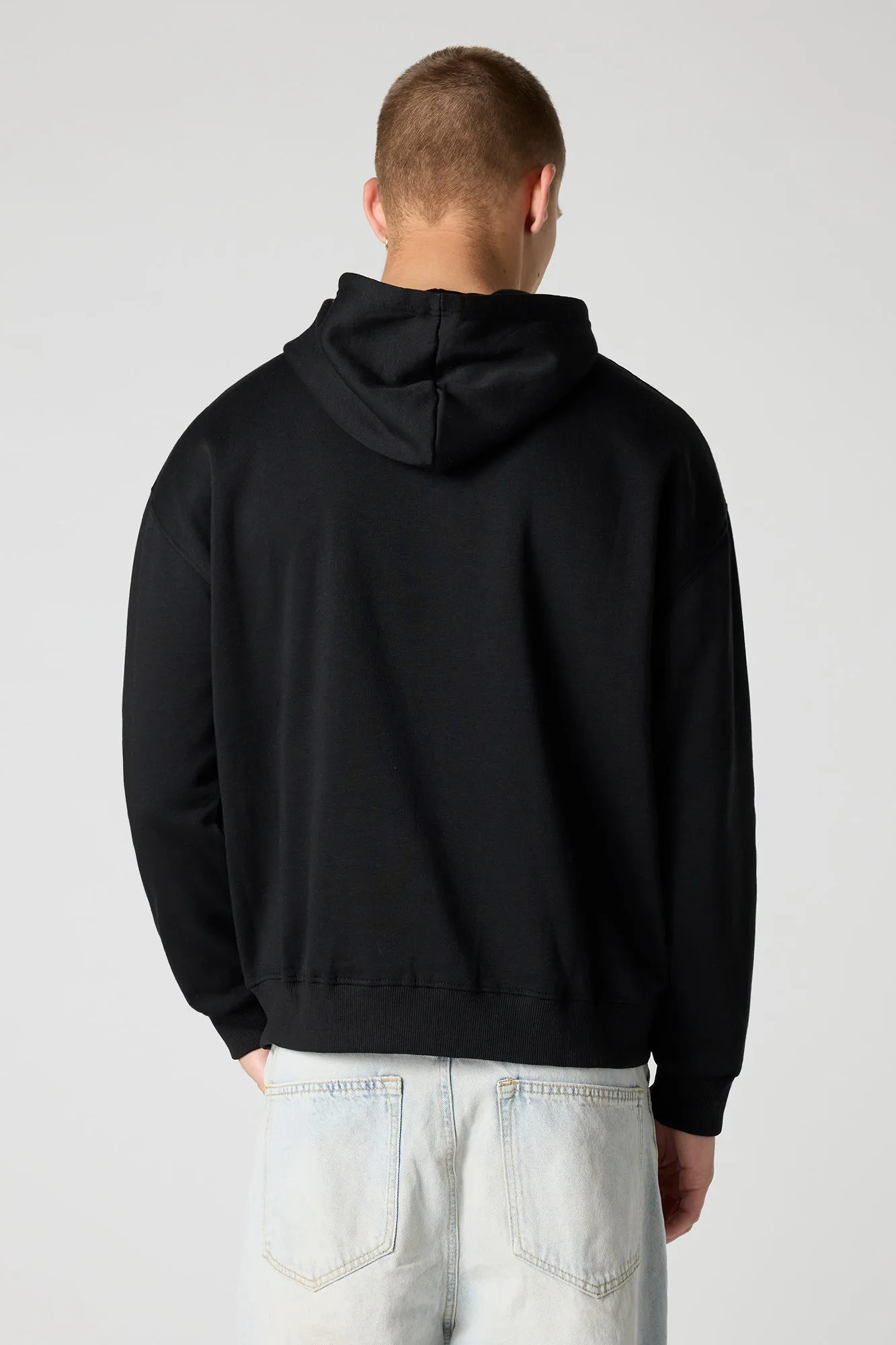 Camo Patch Zip-Up Hoodie sold by Urban Planet product image thumbnail 2