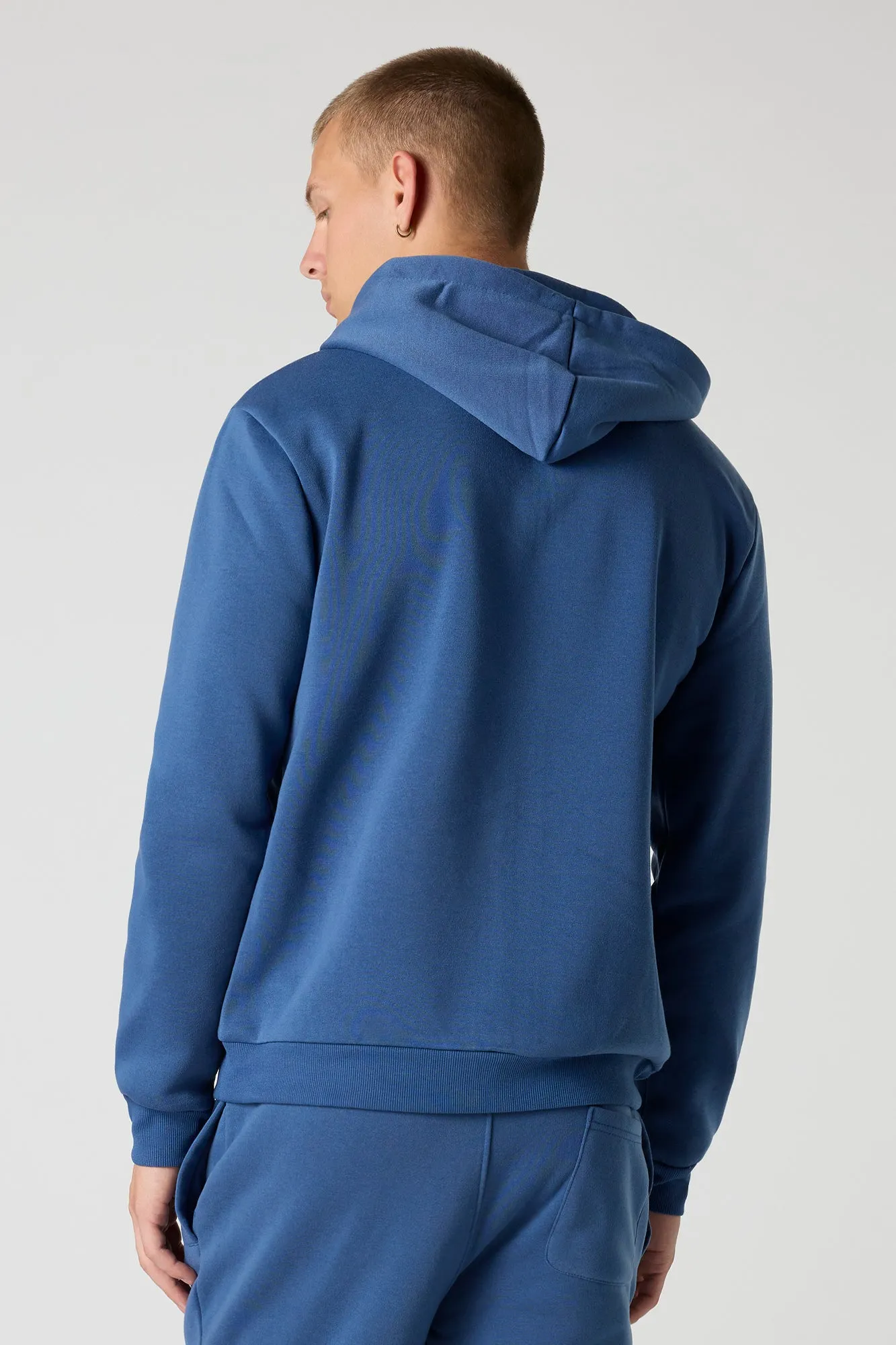 Fleece Zip-Up Hoodie sold by Urban Planet product image thumbnail 2