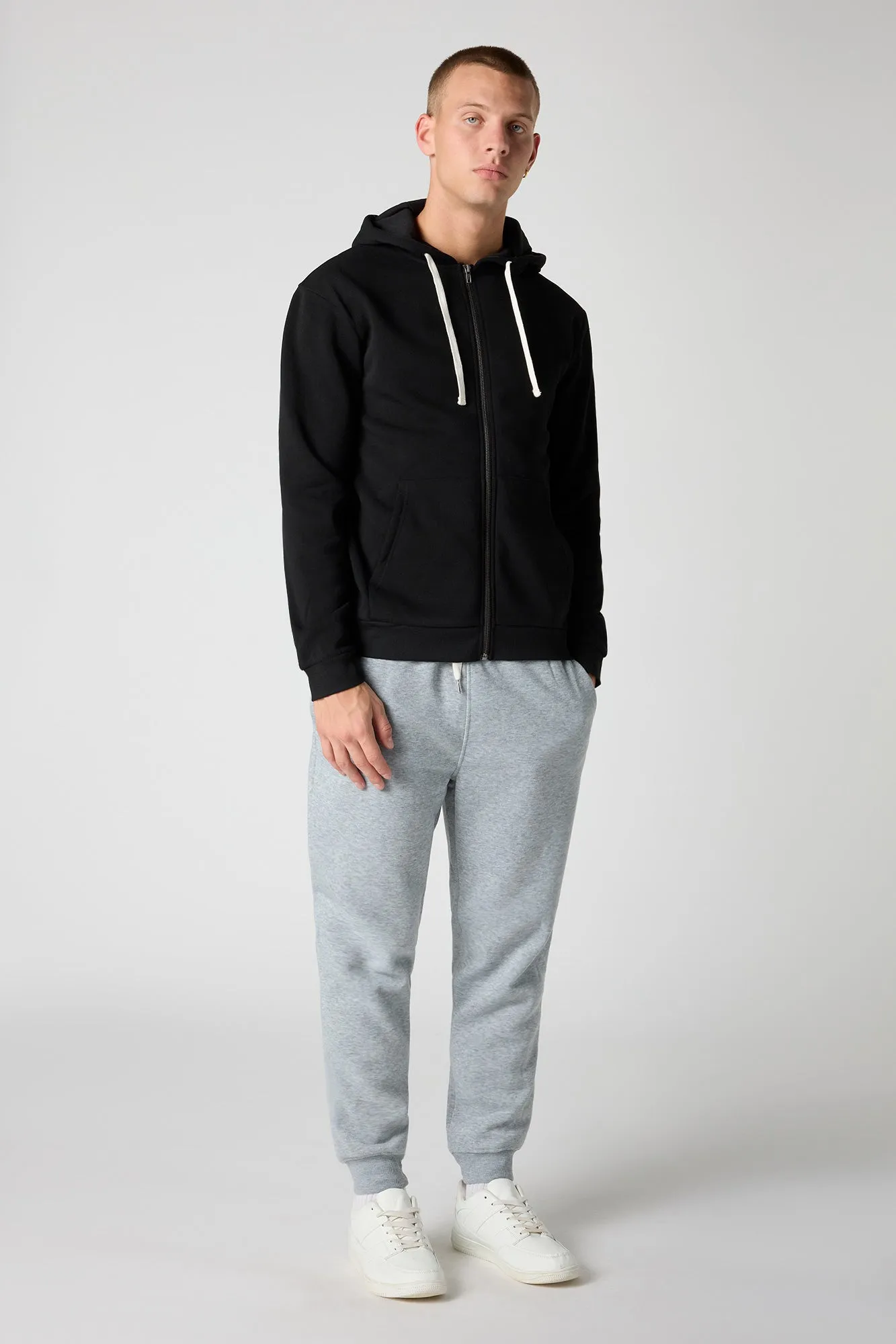 Haut à capuchon en molleton avec fermeture à glissière sold by Urban Planet product image thumbnail 4