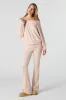 Knit Foldover Waist Flare Pant sold by Urban Planet