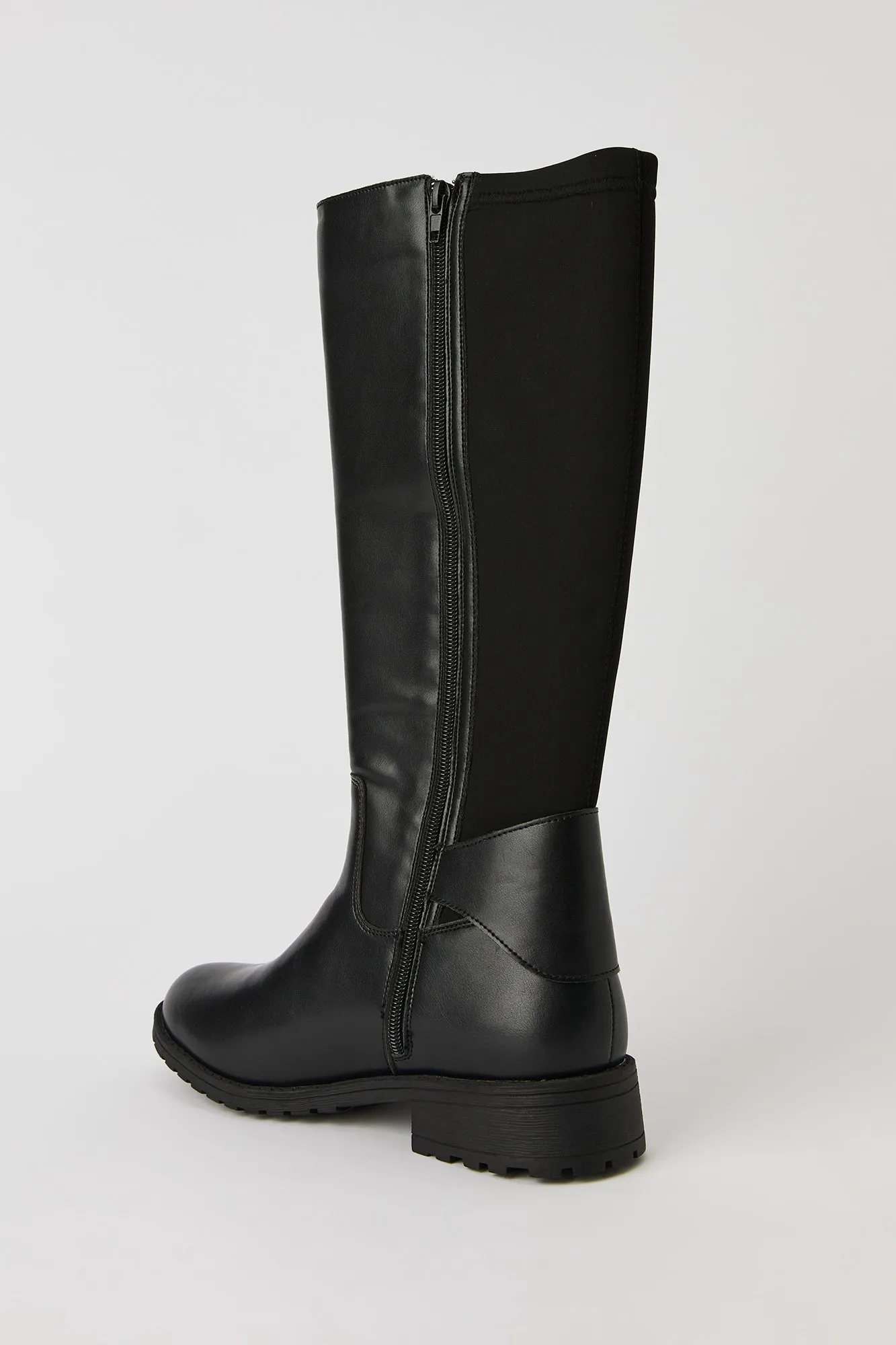 Faux Leather Stretch Buckle Strap Boot sold by Urban Planet product image thumbnail 4