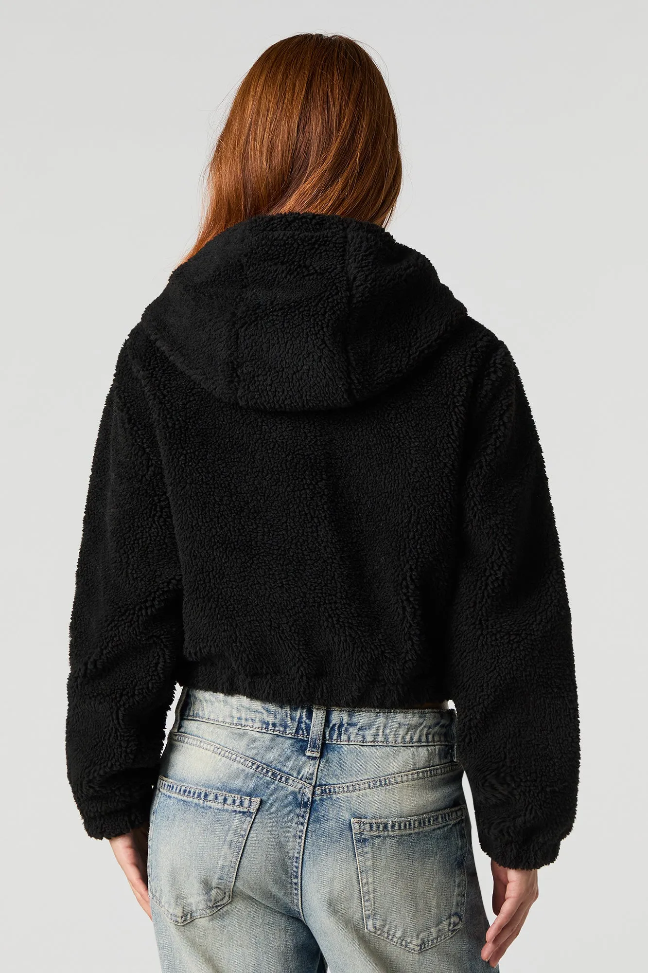 Blouson avec capuchon en sherpa sold by Urban Planet product image thumbnail 3