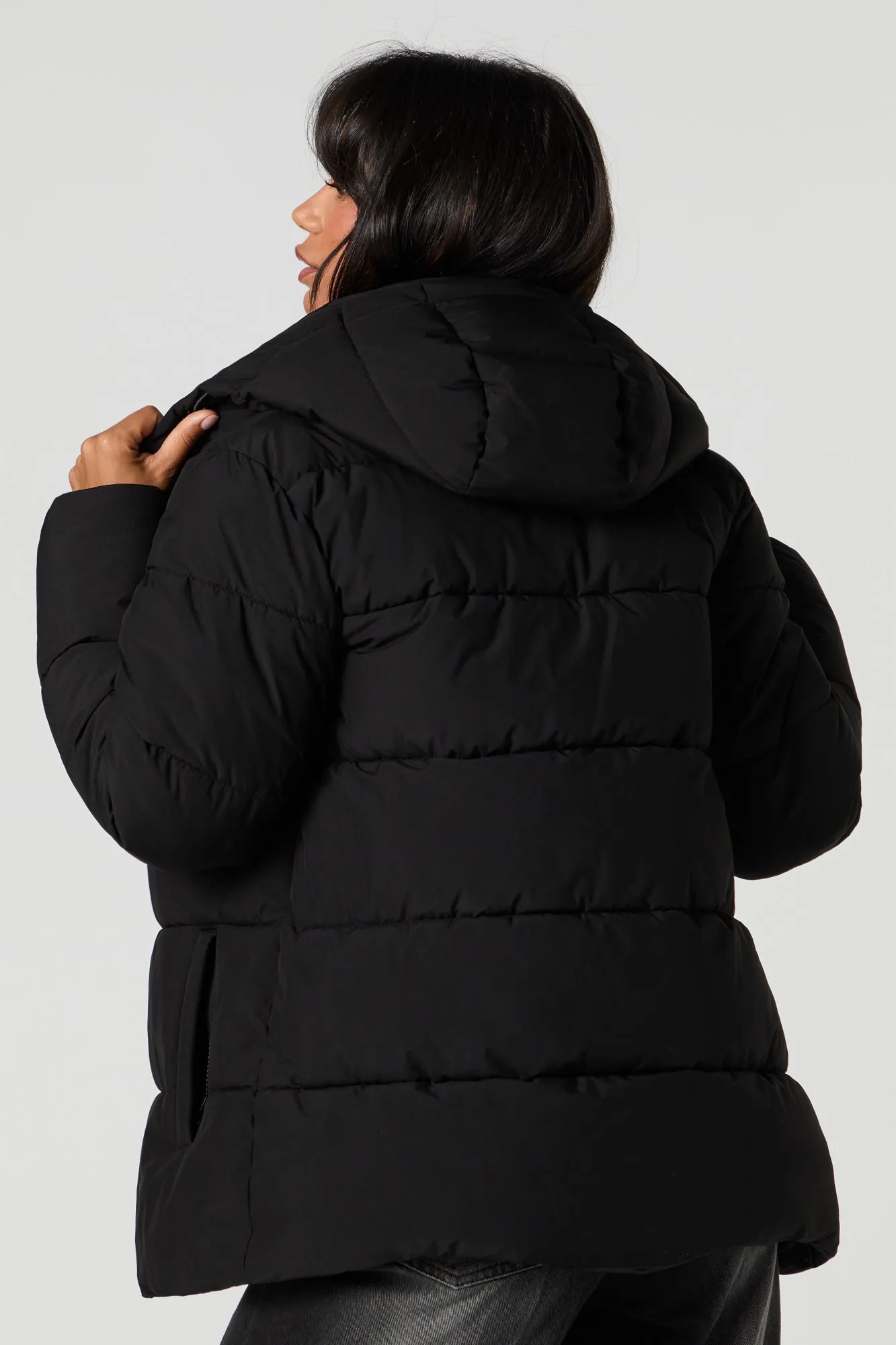 Puffer Jacket with Hood sold by Urban Planet product image thumbnail 5