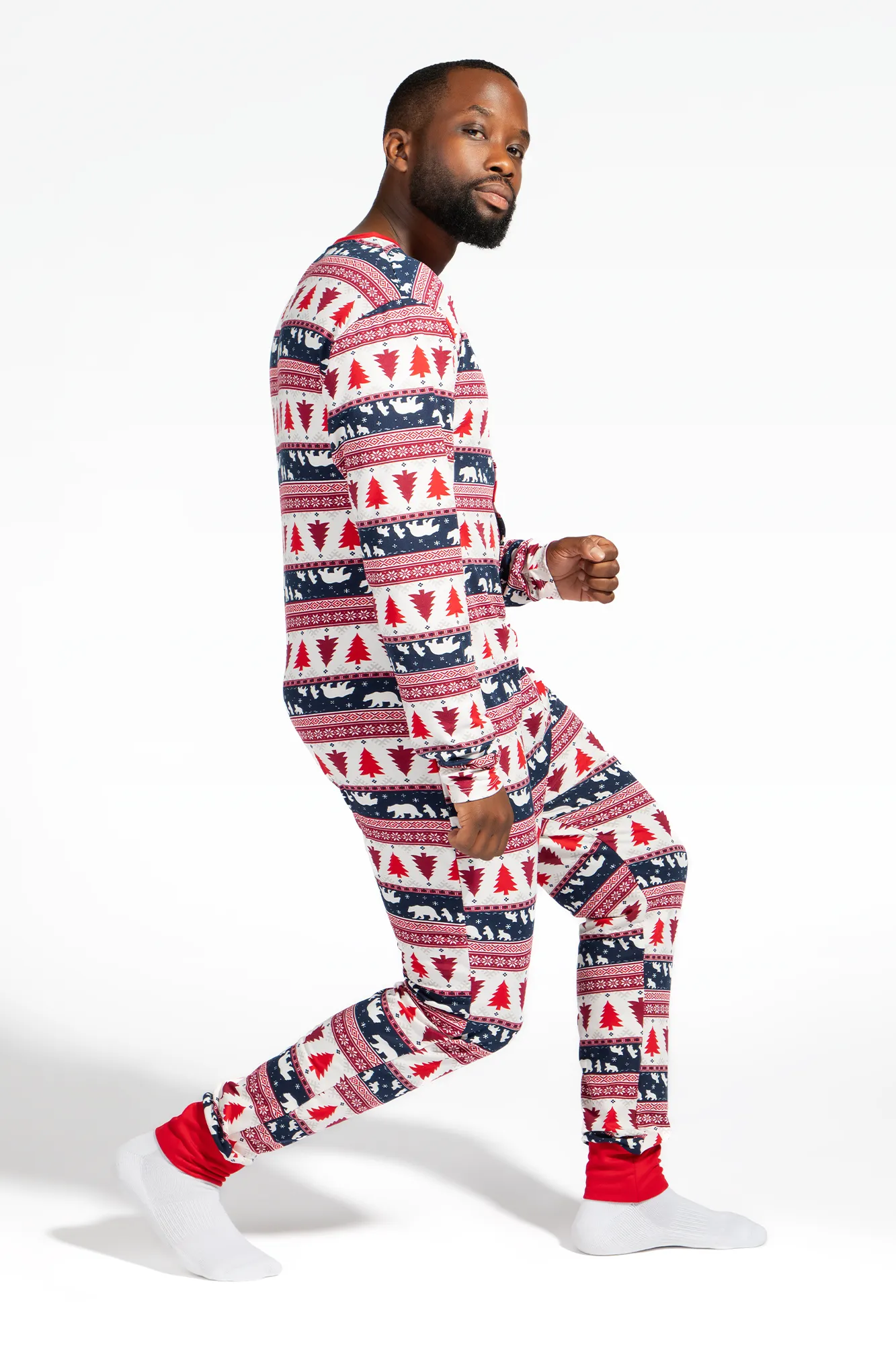 Adult Fammy Jammies Bear Isle Onesie sold by Urban Planet