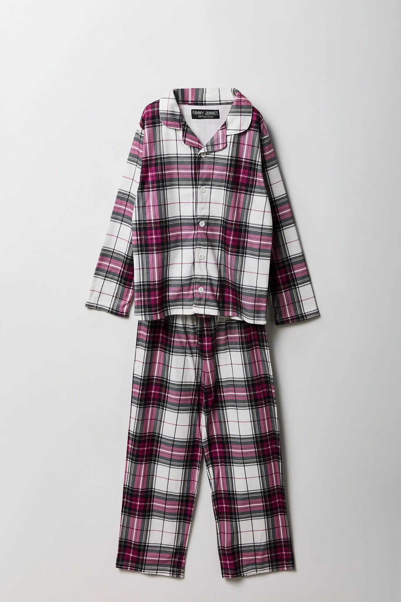 Ensemble-pyjama de famille deux pièces à carreaux pour enfants sold by Urban Planet