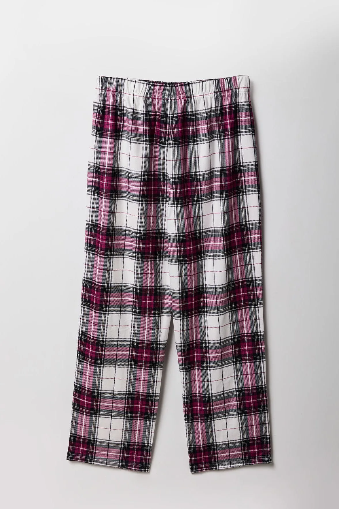 Mens Fammy Jammies Plaid Flannel Pajama Set sold by Urban Planet product image thumbnail 3