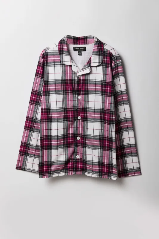 Mens Fammy Jammies Plaid Flannel Pajama Set sold by Urban Planet