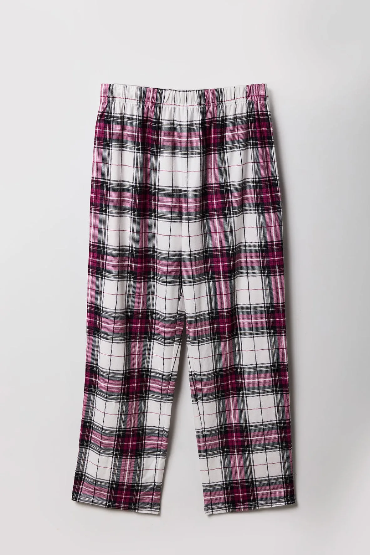Mens Fammy Jammies Plaid Flannel Pajama Set sold by Urban Planet product image thumbnail 4