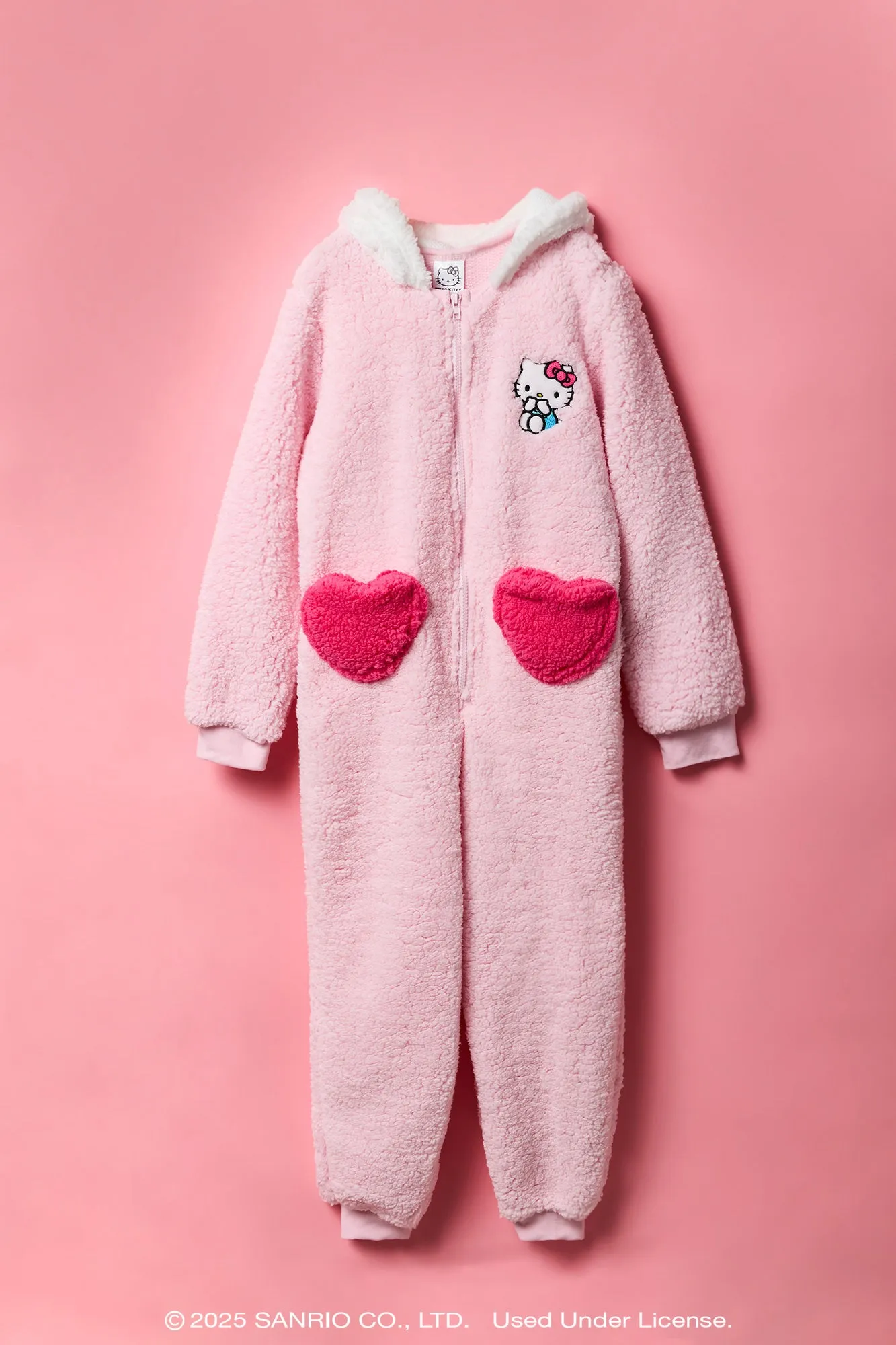 Hello Kitty® Girls 3D Sherpa Onesie sold by Urban Planet product image thumbnail 2