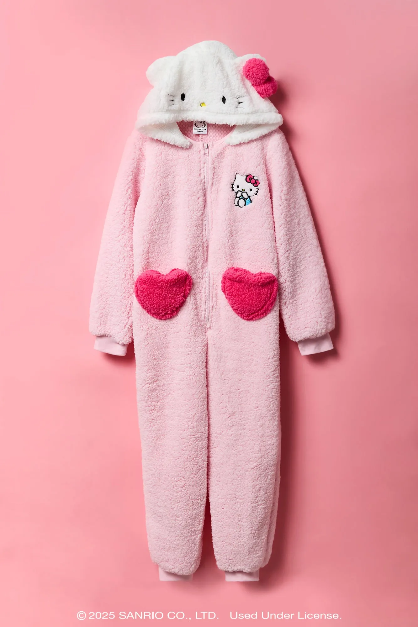 Hello Kitty® Girls 3D Sherpa Onesie sold by Urban Planet