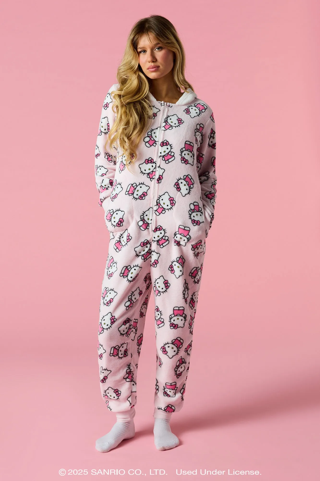 Hello Kitty® 3D Plush Onesie sold by Urban Planet product image thumbnail 3
