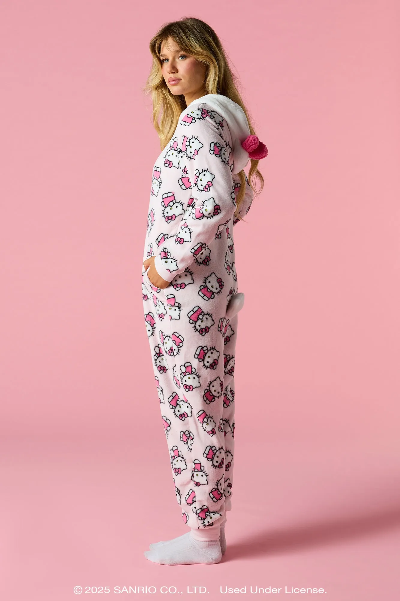 Hello Kitty® 3D Plush Onesie sold by Urban Planet product image thumbnail 2