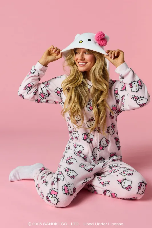 Combinaison en peluche à imprimé Hello Kitty® 3D sold by Urban Planet