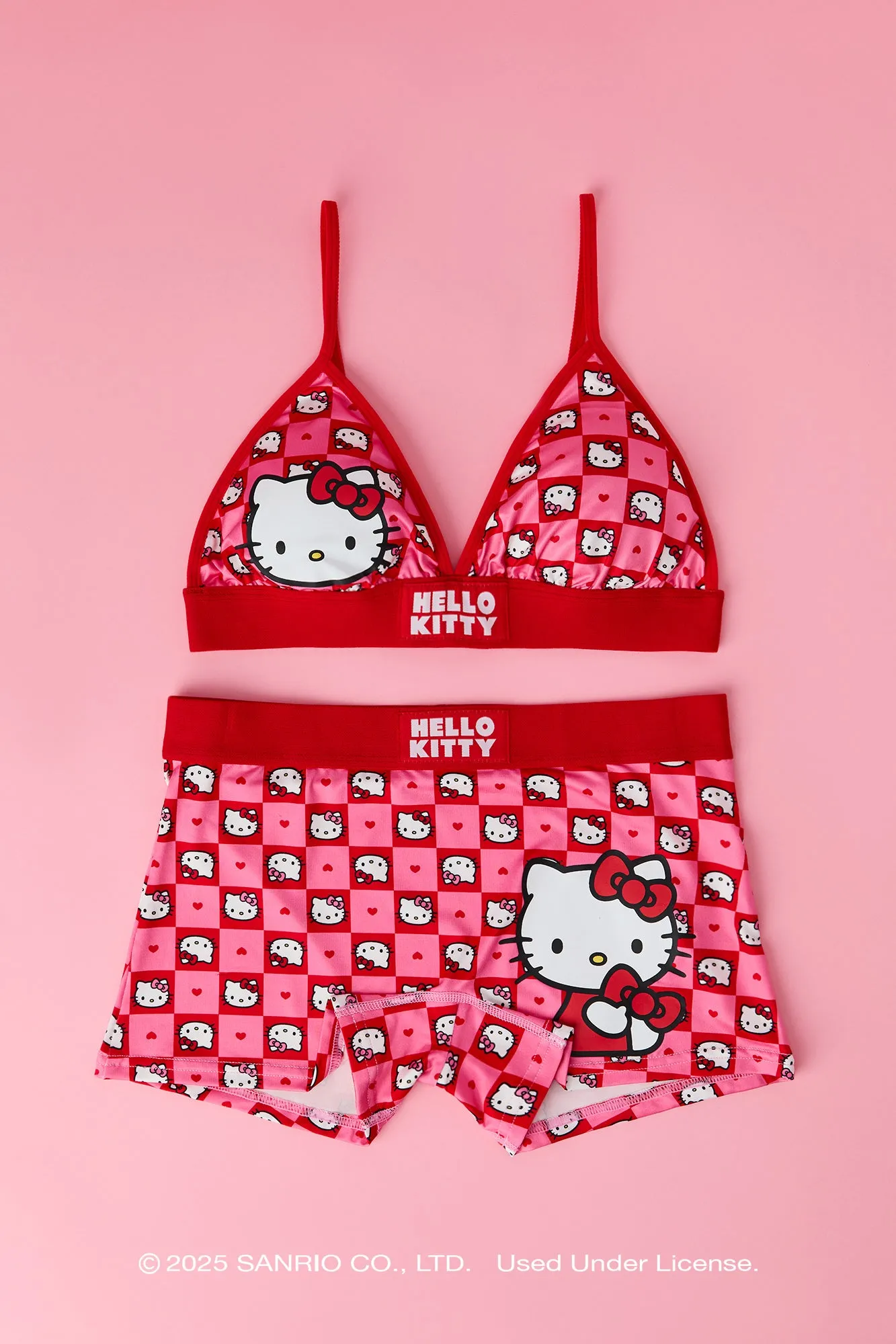 Hello Kitty® Triangle Bra & Boy Short 2 Piece Set sold by Urban Planet product image thumbnail 2