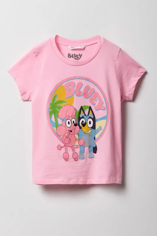 T-shirt à imprimé Bluey pour enfant sold by Urban Planet