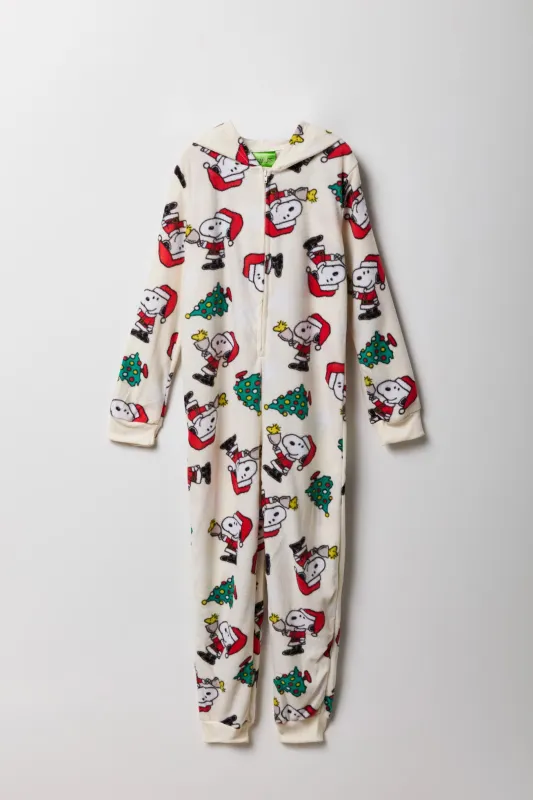 Combinaison en peluche à imprimé Peanuts Snoopy pour enfant sold by Urban Planet