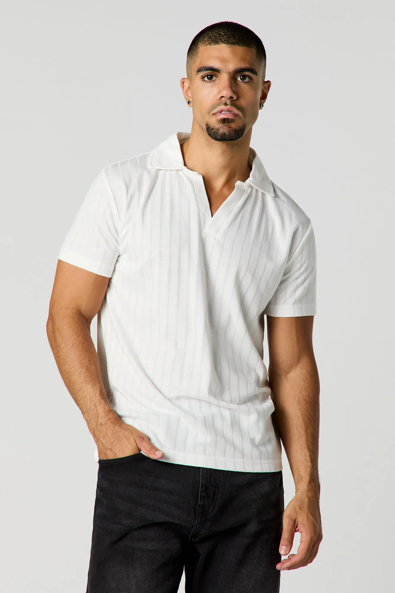 Polo côtelé à manches courtes sold by Urban Planet product image thumbnail 3