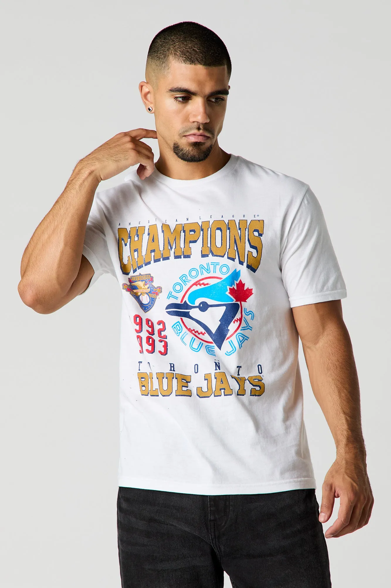 T-shirt à imprimé Blue Jays sold by Urban Planet product image thumbnail 3