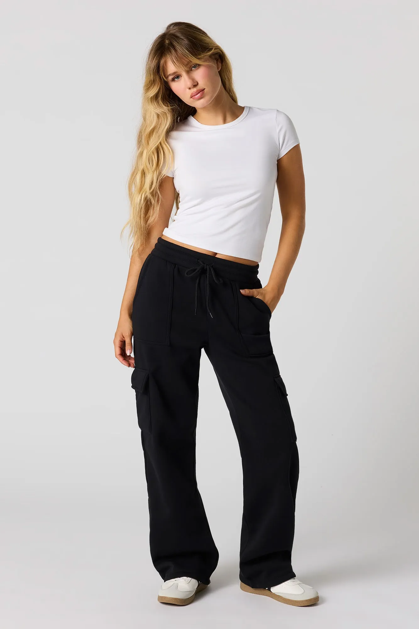 Fleece Cargo Sweatpant sold by Urban Planet product image thumbnail 4