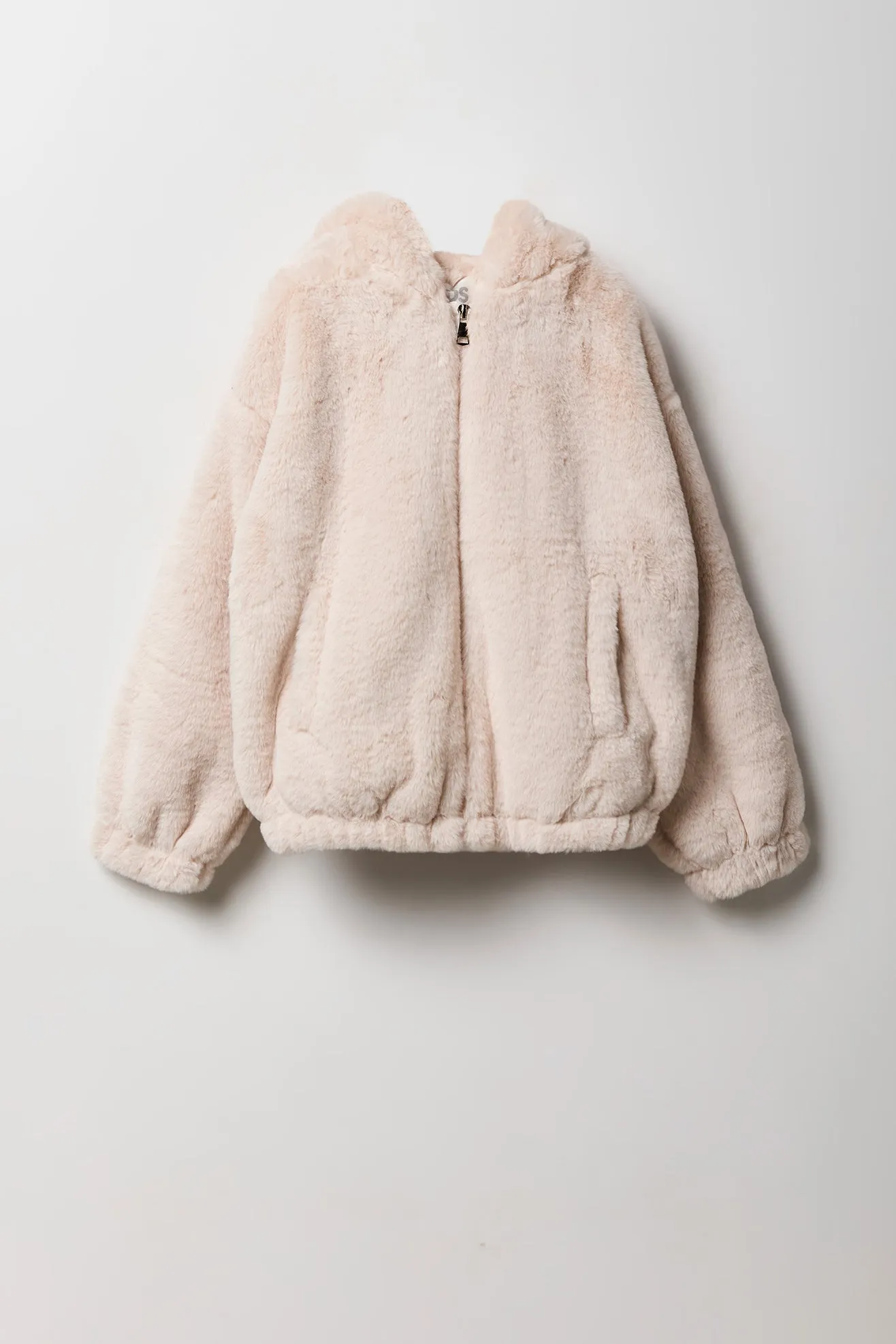 Girls Faux Fur Jacket with Hood sold by Urban Planet product image thumbnail 5