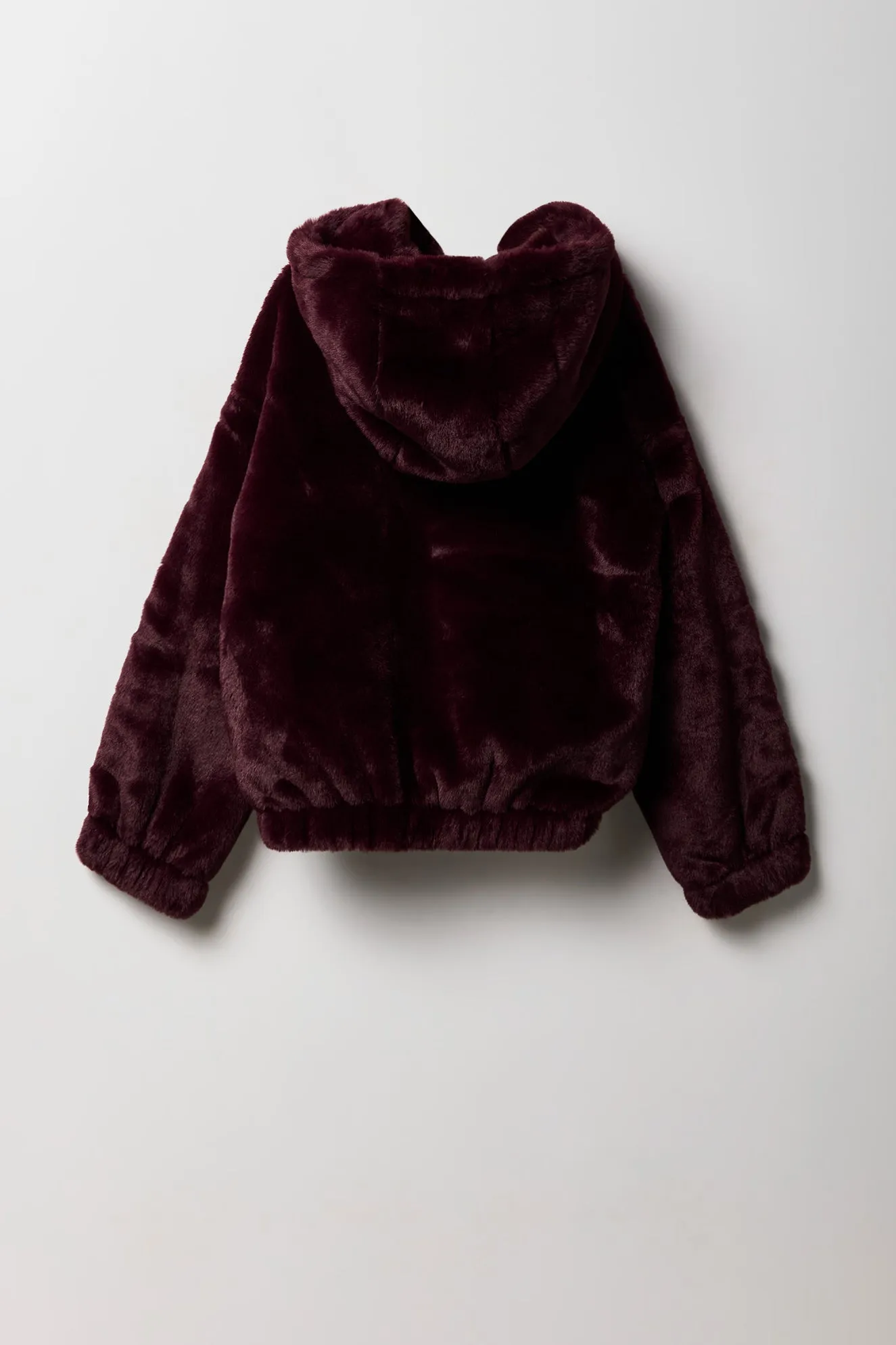 Girls Faux Fur Jacket with Hood sold by Urban Planet product image thumbnail 2