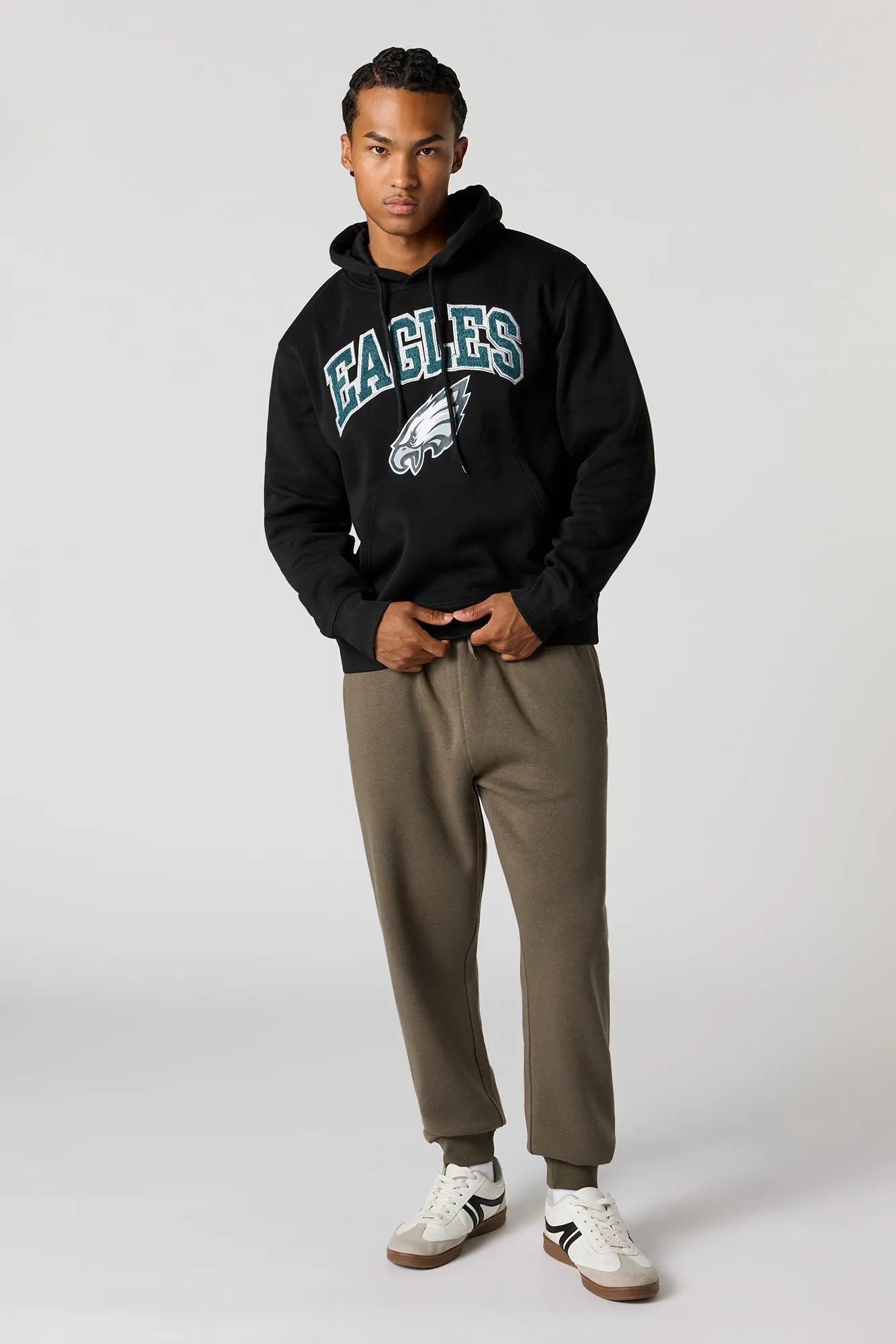 Philadelphia Eagles Chenille Embroidered Fleece Hoodie sold by Urban Planet product image thumbnail 3
