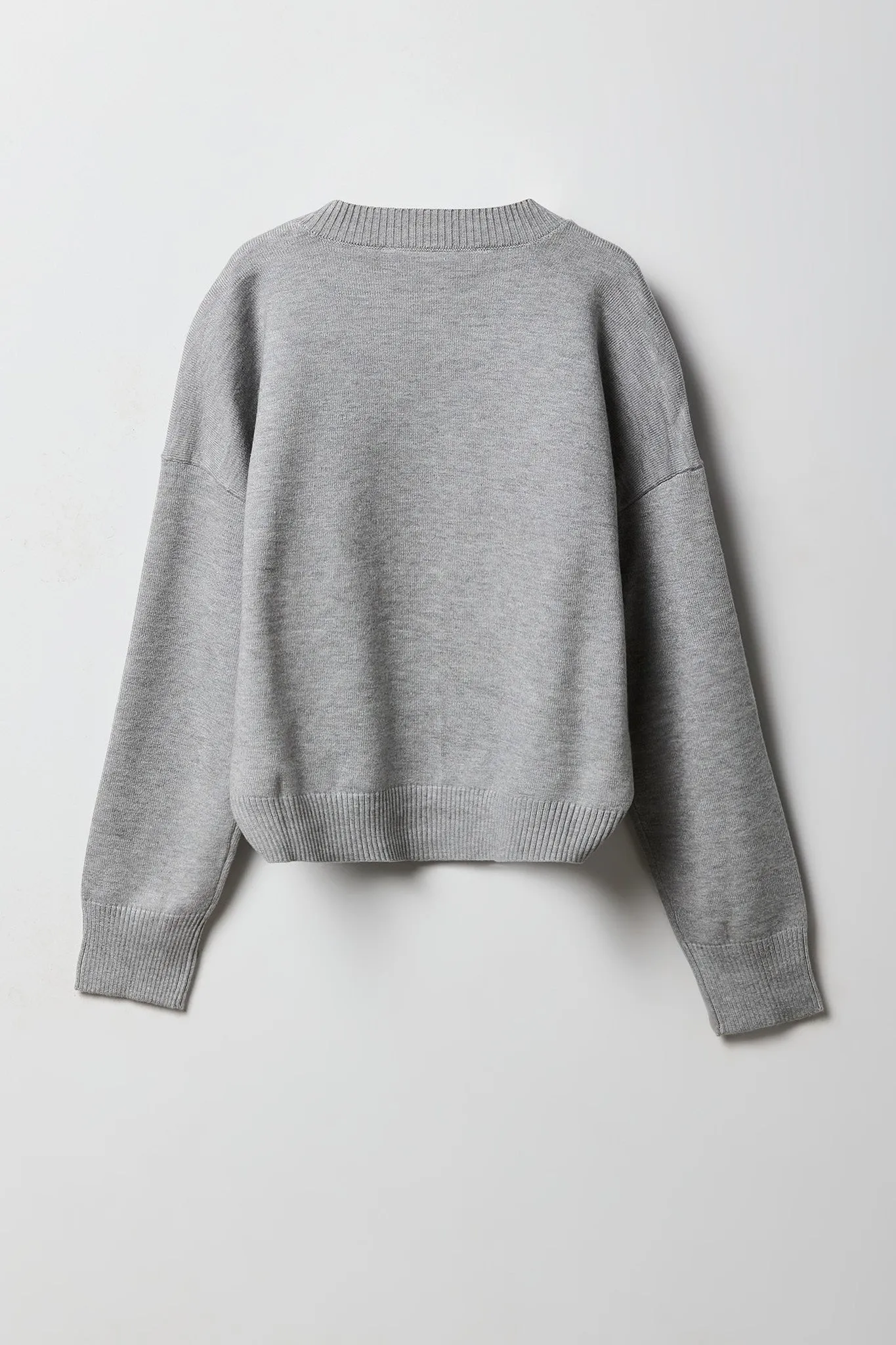 Girls Oversized Jacquard Knit Sweater sold by Urban Planet product image thumbnail 2