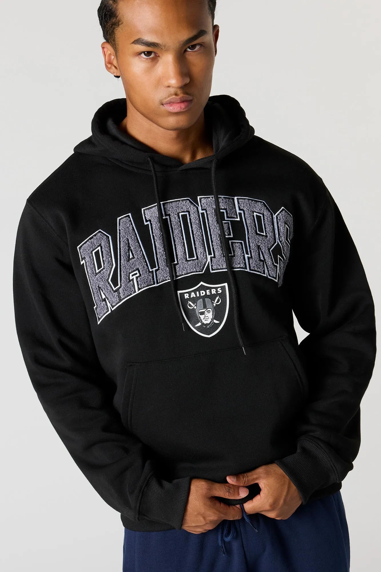 Las Vegas Raiders Chenille Embroidered Fleece Hoodie sold by Urban Planet