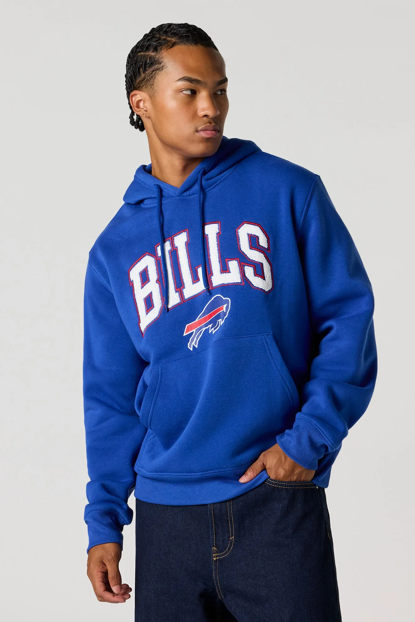 Buffalo Bills Chenille Embroidered Fleece Hoodie sold by Urban Planet