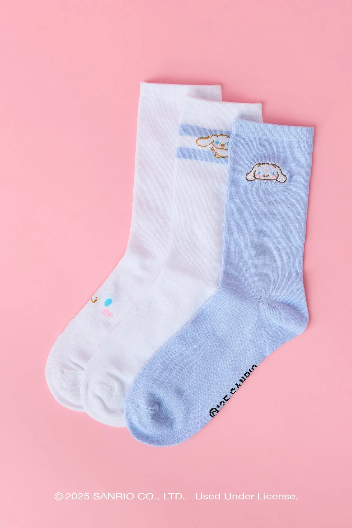 Cinnamoroll™ Crew Socks (3 Pack) sold by Urban Planet
