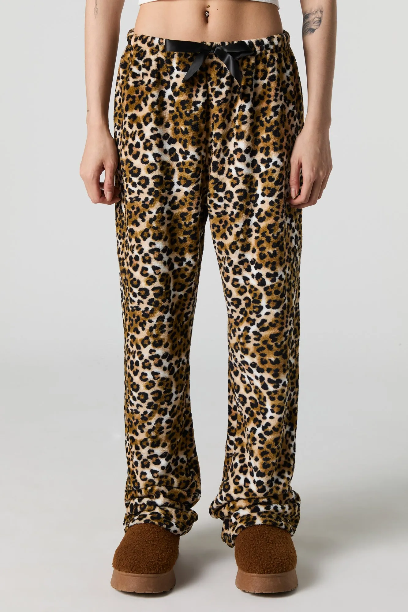 Plush Wide Leg Pajama Pant sold by Urban Planet product image thumbnail 2