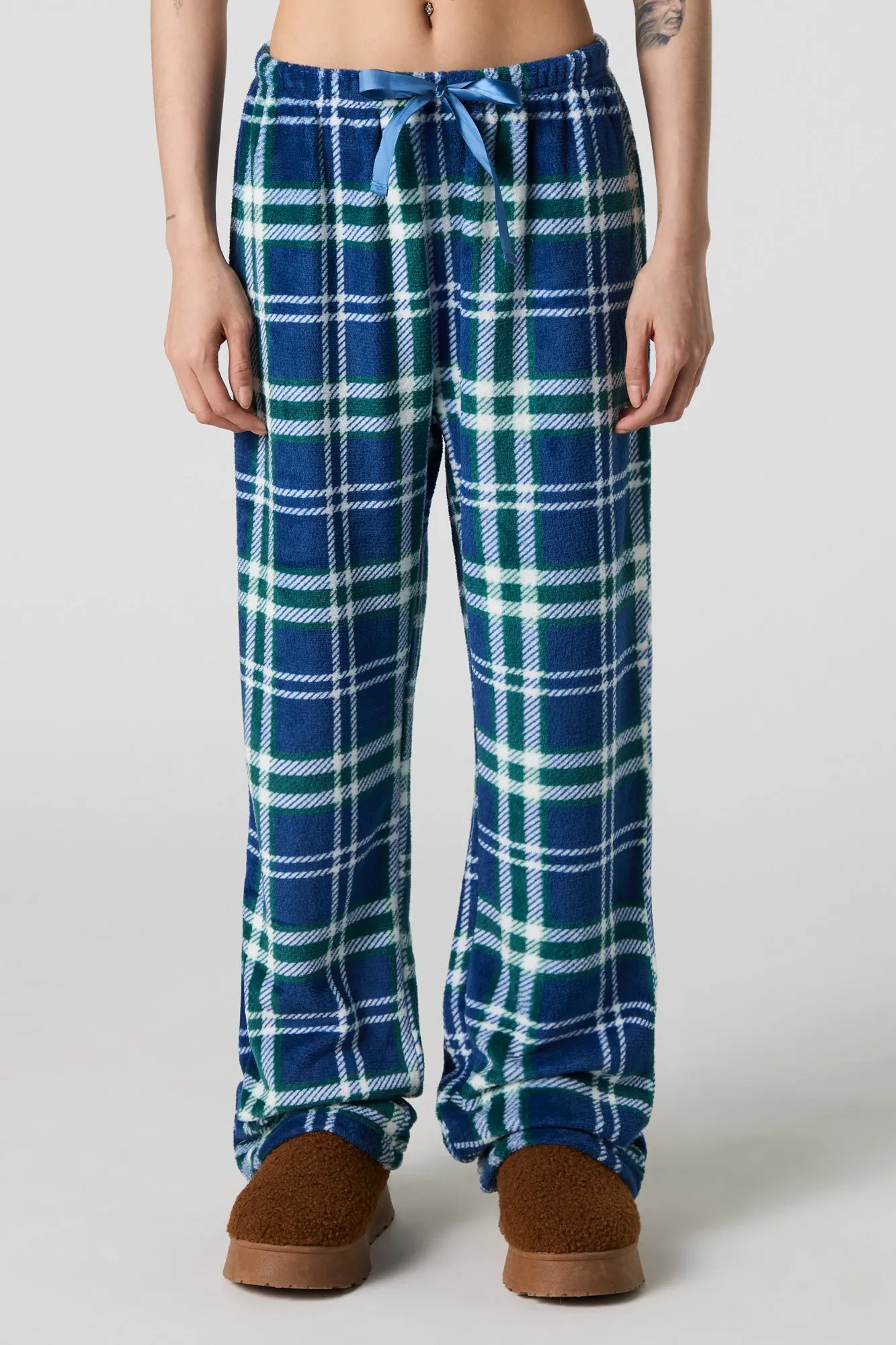 Plush Wide Leg Pajama Pant sold by Urban Planet product image thumbnail 5
