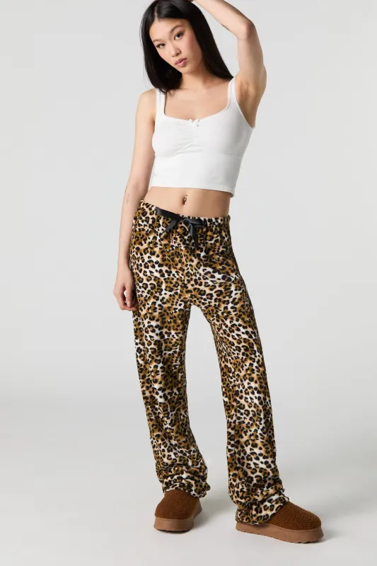 Plush Wide Leg Pajama Pant sold by Urban Planet