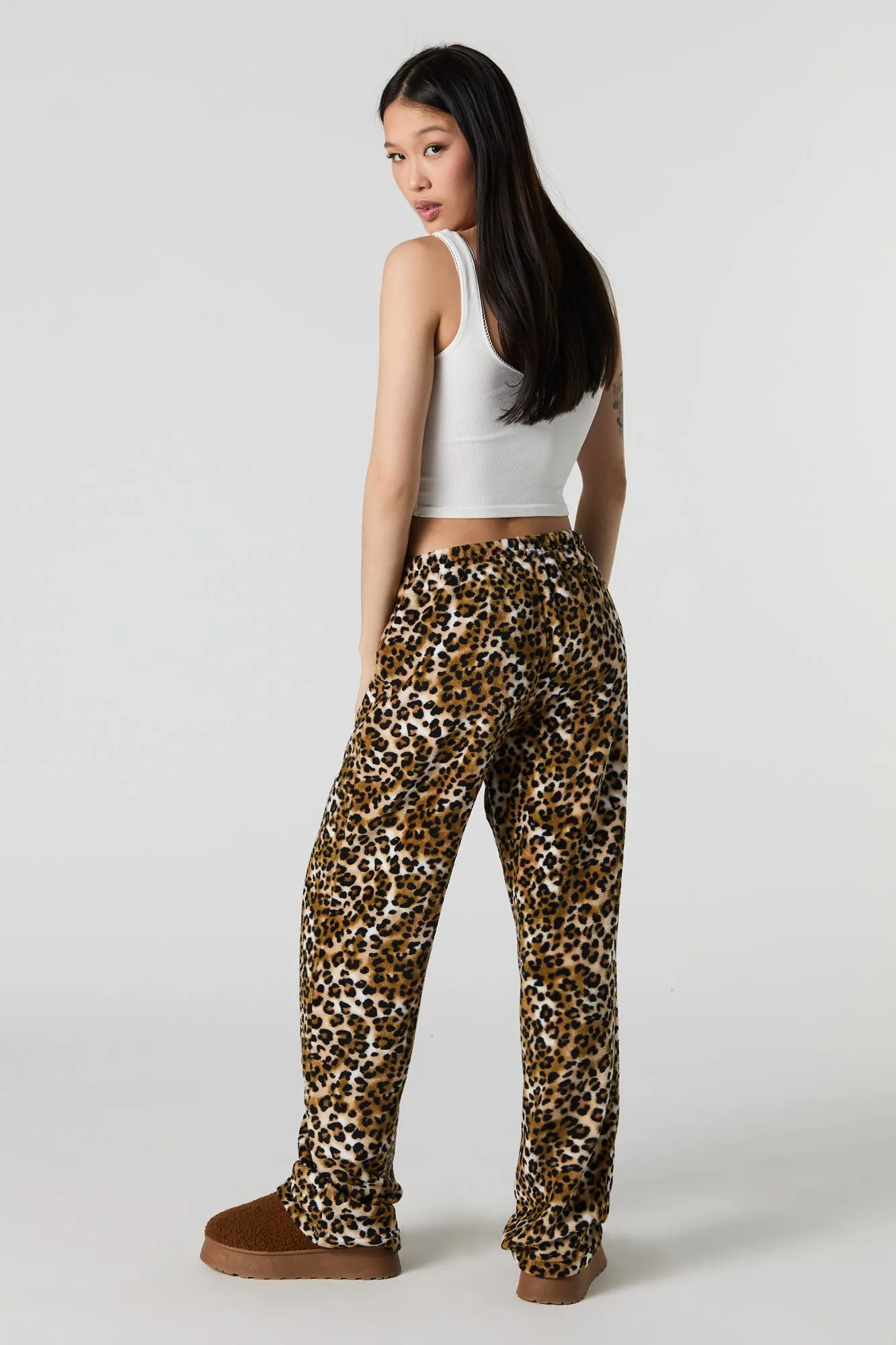 Plush Wide Leg Pajama Pant sold by Urban Planet product image thumbnail 3