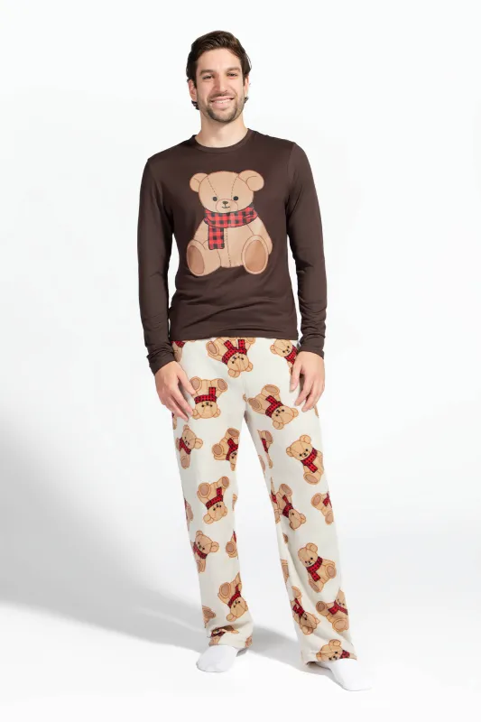 Mens Fammy Jammies Comfy Cubs Pajama Set sold by Urban Planet