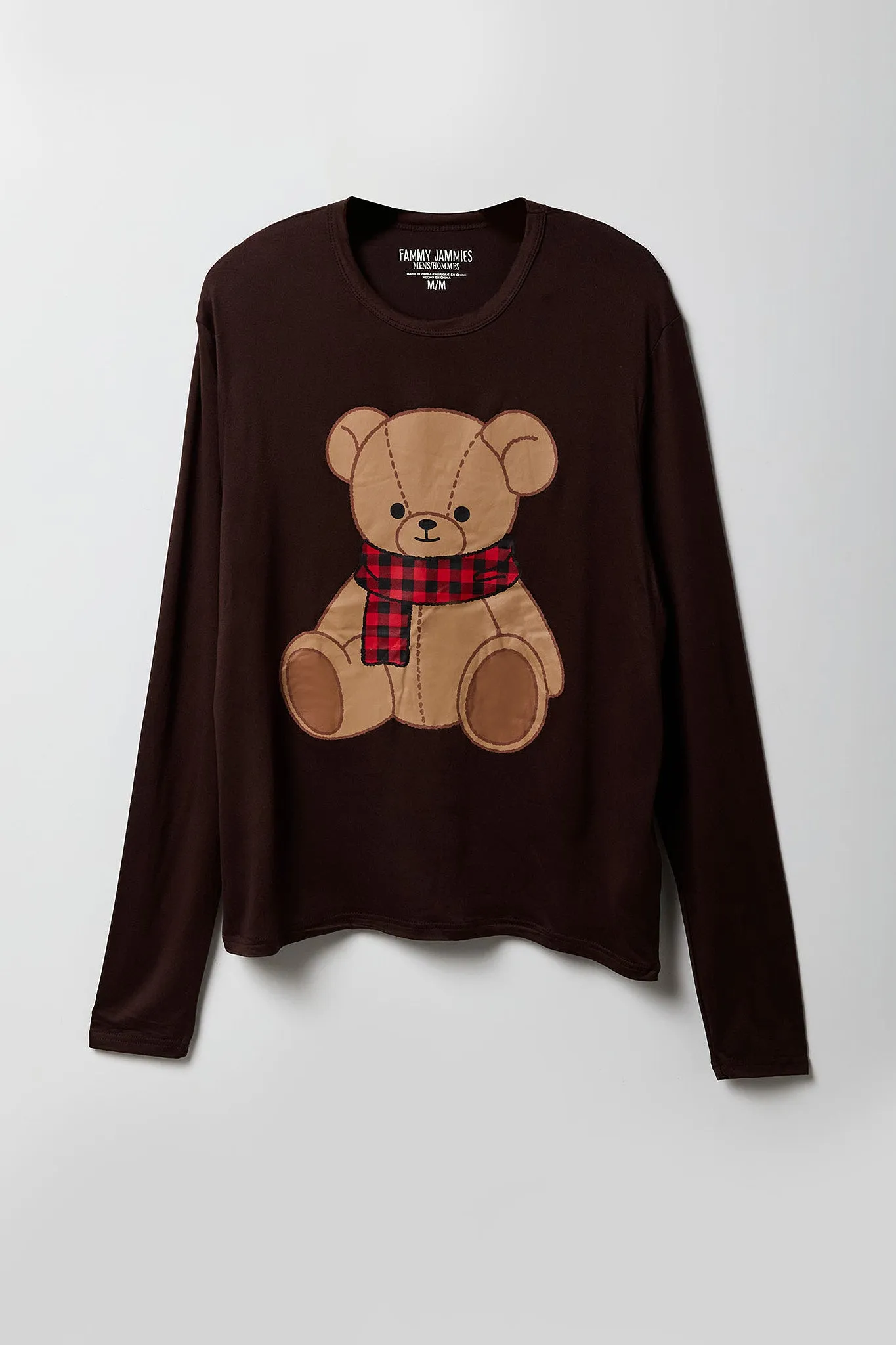 Mens Fammy Jammies Comfy Cubs Pajama Set sold by Urban Planet product image thumbnail 2