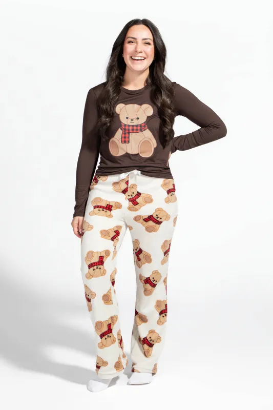 Womens Fammy Jammies Comfy Cubs Pajama Set sold by Urban Planet