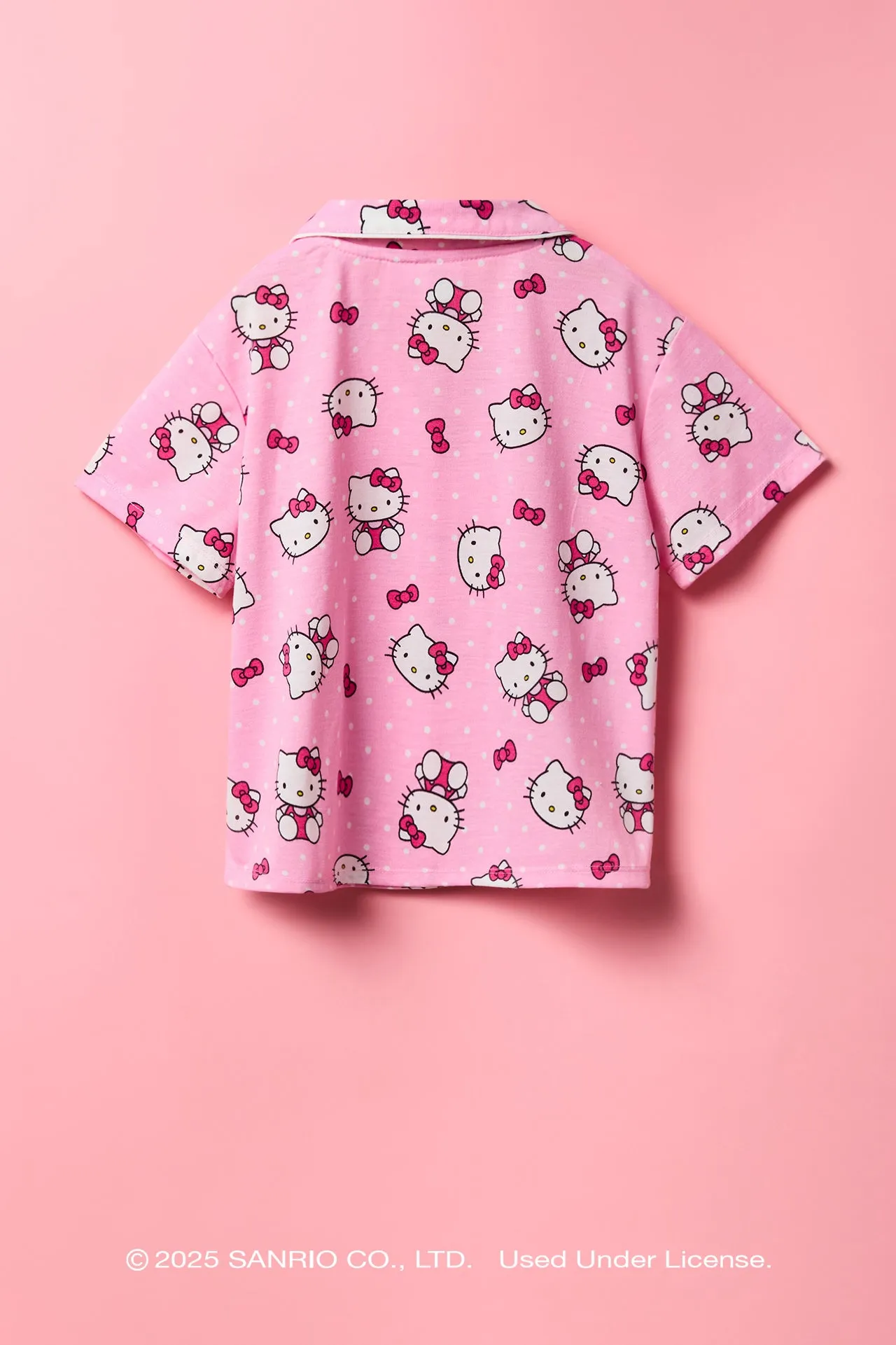 Hello Kitty® Girls Top & Short 2 Piece Pajama Set sold by Urban Planet product image thumbnail 3