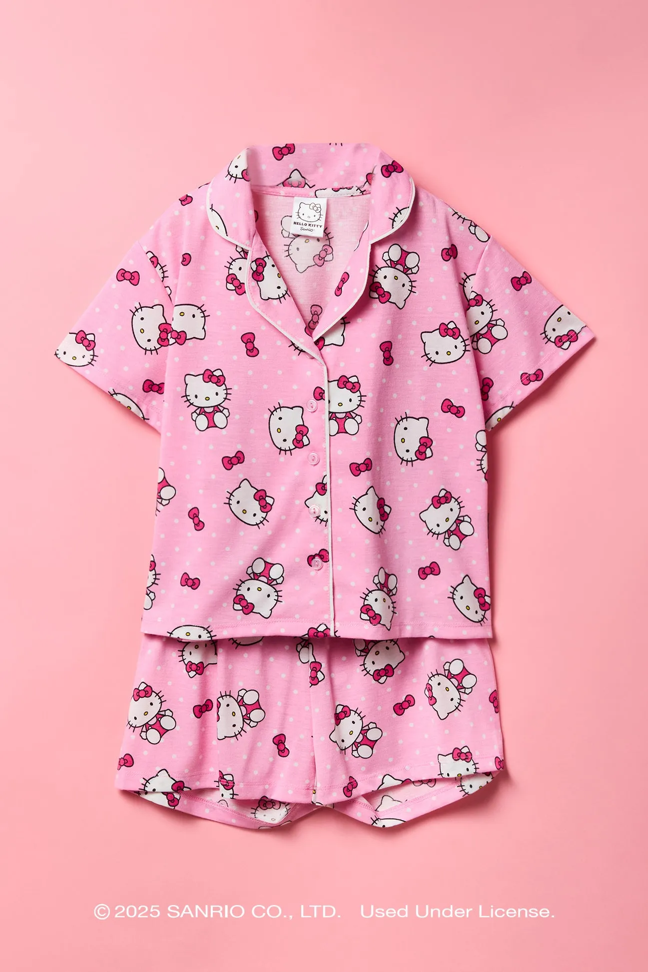 Hello Kitty® Girls Top & Short 2 Piece Pajama Set sold by Urban Planet
