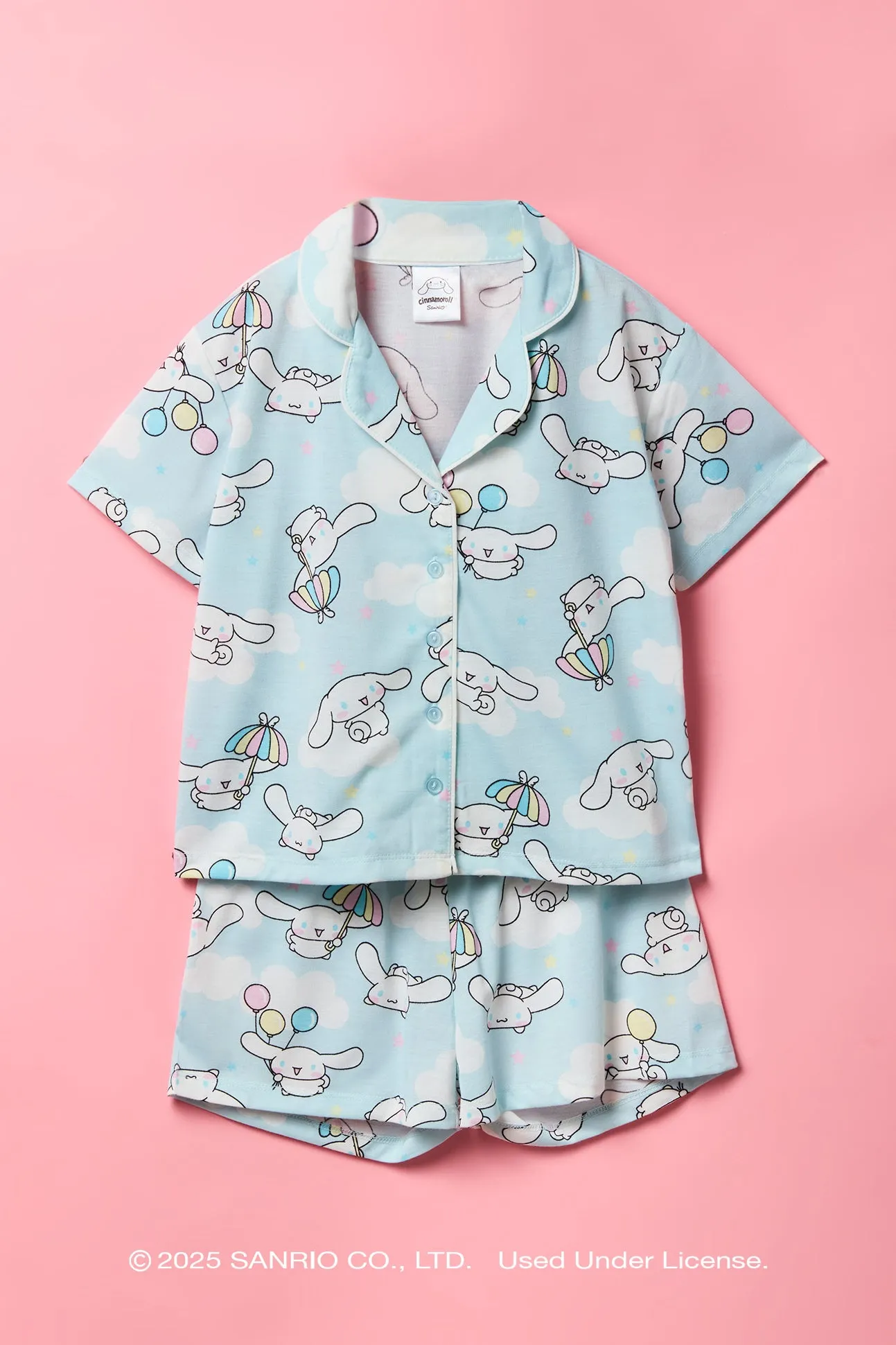 Cinnamoroll™ Girls Top & Short 2 Piece Pajama Set sold by Urban Planet