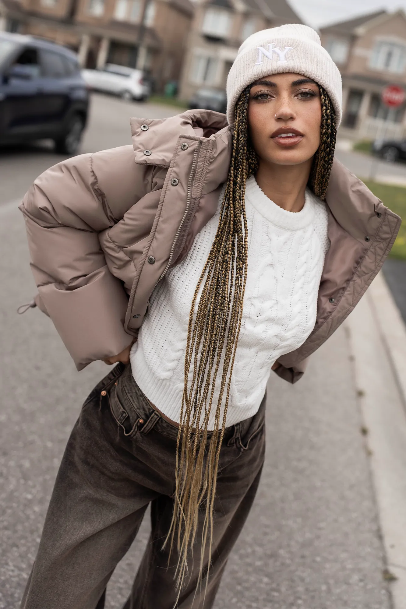 Cable Knit Sweater sold by Urban Planet